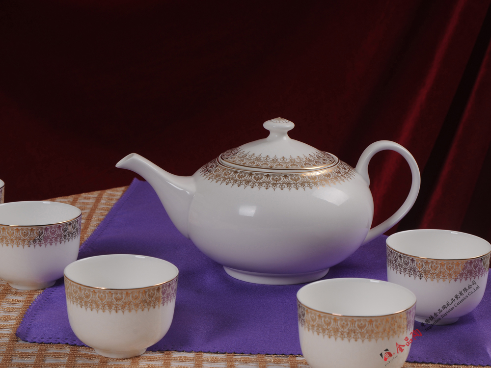 7頭茶具（帝王苑、微波爐金）